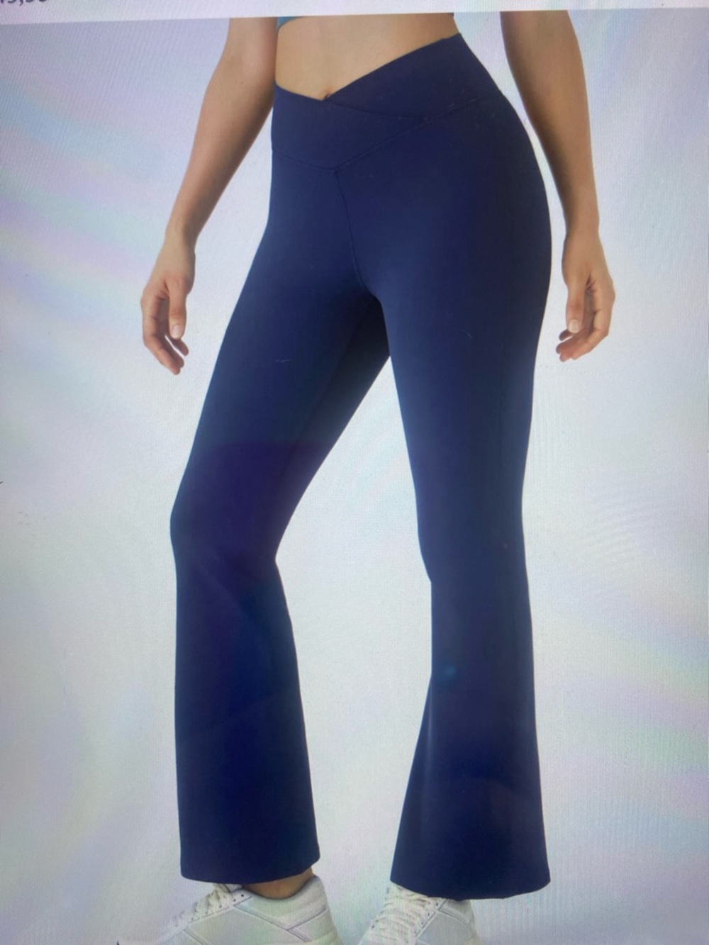 3X.     CROSSOVER FLARE YOGA LEGGINGS